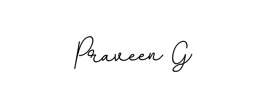 Design your own signature with our free online signature maker. With this signature software, you can create a handwritten (BallpointsItalic-DORy9) signature for name Praveen G. Praveen G signature style 11 images and pictures png