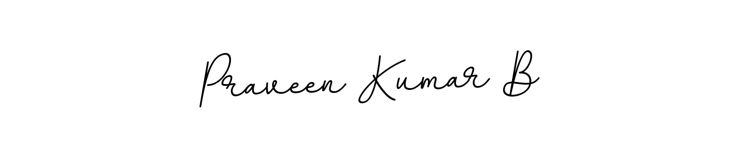 if you are searching for the best signature style for your name Praveen Kumar B. so please give up your signature search. here we have designed multiple signature styles  using BallpointsItalic-DORy9. Praveen Kumar B signature style 11 images and pictures png