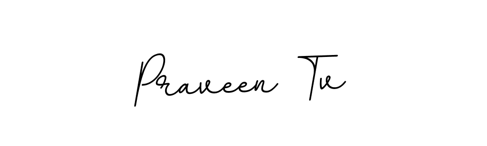 The best way (BallpointsItalic-DORy9) to make a short signature is to pick only two or three words in your name. The name Praveen Tv include a total of six letters. For converting this name. Praveen Tv signature style 11 images and pictures png