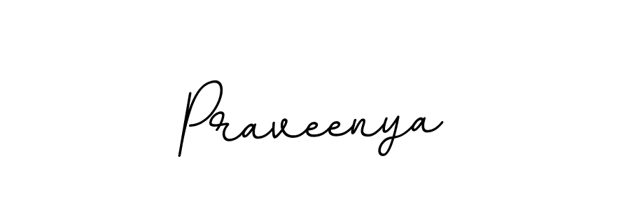 Use a signature maker to create a handwritten signature online. With this signature software, you can design (BallpointsItalic-DORy9) your own signature for name Praveenya. Praveenya signature style 11 images and pictures png