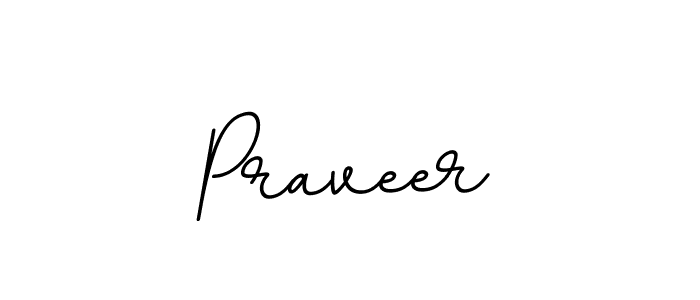 Praveer stylish signature style. Best Handwritten Sign (BallpointsItalic-DORy9) for my name. Handwritten Signature Collection Ideas for my name Praveer. Praveer signature style 11 images and pictures png
