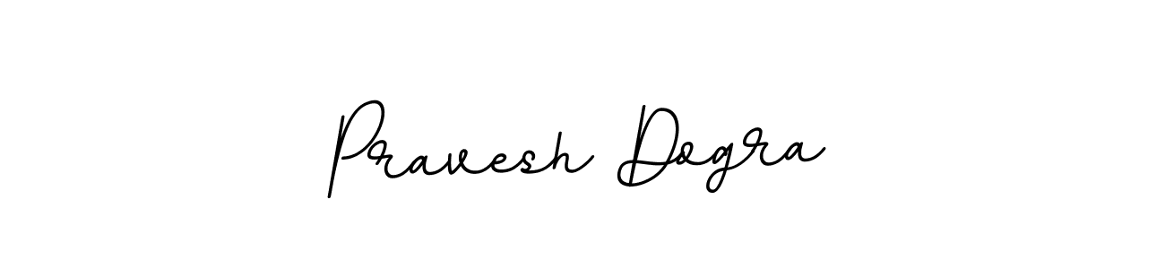 Make a beautiful signature design for name Pravesh Dogra. With this signature (BallpointsItalic-DORy9) style, you can create a handwritten signature for free. Pravesh Dogra signature style 11 images and pictures png