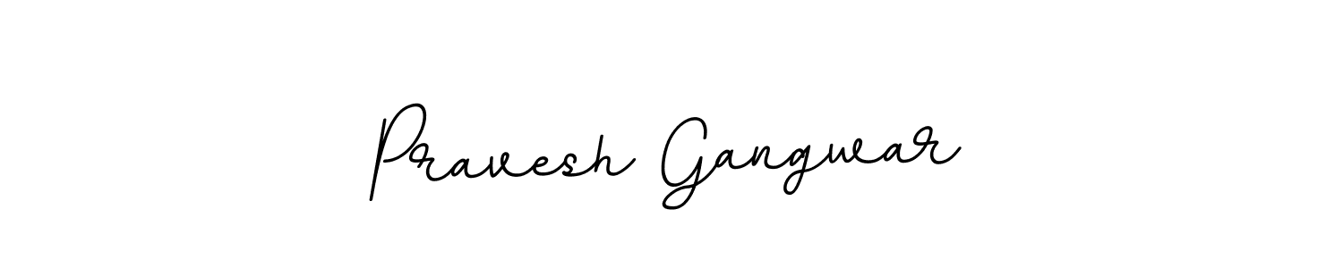 BallpointsItalic-DORy9 is a professional signature style that is perfect for those who want to add a touch of class to their signature. It is also a great choice for those who want to make their signature more unique. Get Pravesh Gangwar name to fancy signature for free. Pravesh Gangwar signature style 11 images and pictures png