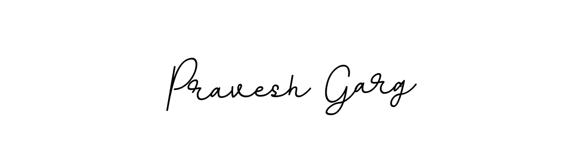 This is the best signature style for the Pravesh Garg name. Also you like these signature font (BallpointsItalic-DORy9). Mix name signature. Pravesh Garg signature style 11 images and pictures png
