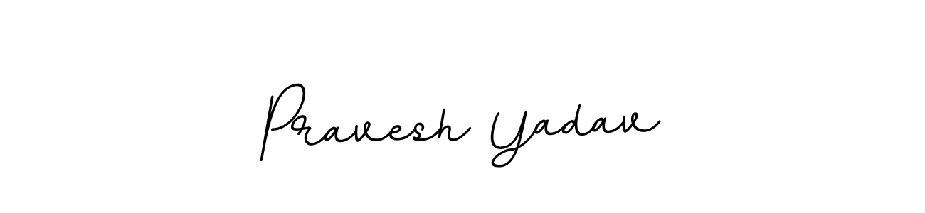 if you are searching for the best signature style for your name Pravesh Yadav. so please give up your signature search. here we have designed multiple signature styles  using BallpointsItalic-DORy9. Pravesh Yadav signature style 11 images and pictures png