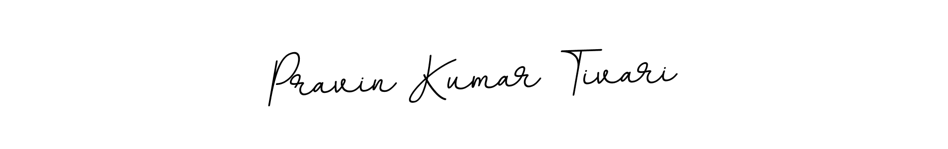 Design your own signature with our free online signature maker. With this signature software, you can create a handwritten (BallpointsItalic-DORy9) signature for name Pravin Kumar Tivari. Pravin Kumar Tivari signature style 11 images and pictures png