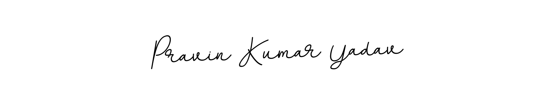 Pravin Kumar Yadav stylish signature style. Best Handwritten Sign (BallpointsItalic-DORy9) for my name. Handwritten Signature Collection Ideas for my name Pravin Kumar Yadav. Pravin Kumar Yadav signature style 11 images and pictures png