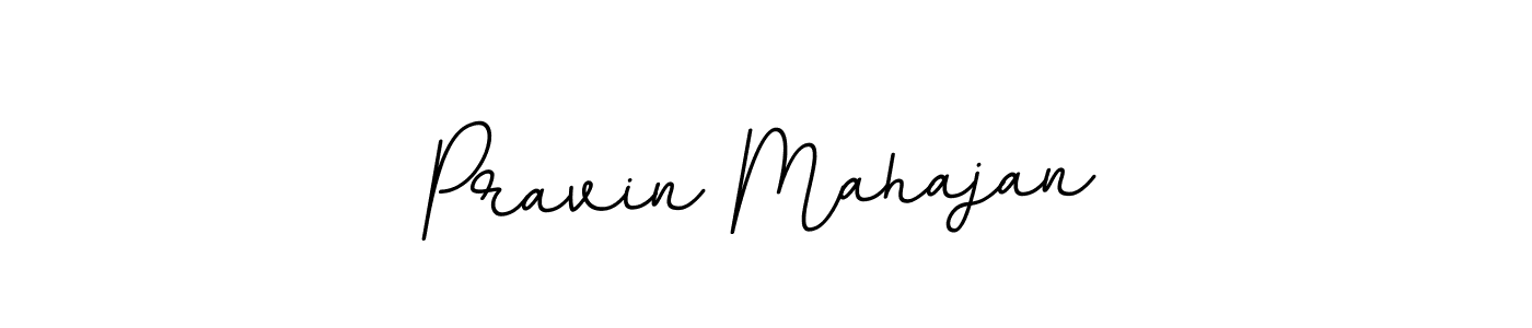 Use a signature maker to create a handwritten signature online. With this signature software, you can design (BallpointsItalic-DORy9) your own signature for name Pravin Mahajan. Pravin Mahajan signature style 11 images and pictures png