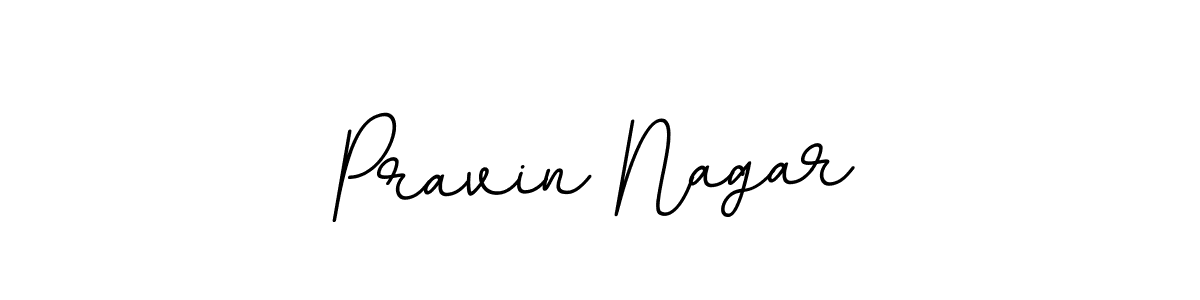 Use a signature maker to create a handwritten signature online. With this signature software, you can design (BallpointsItalic-DORy9) your own signature for name Pravin Nagar. Pravin Nagar signature style 11 images and pictures png