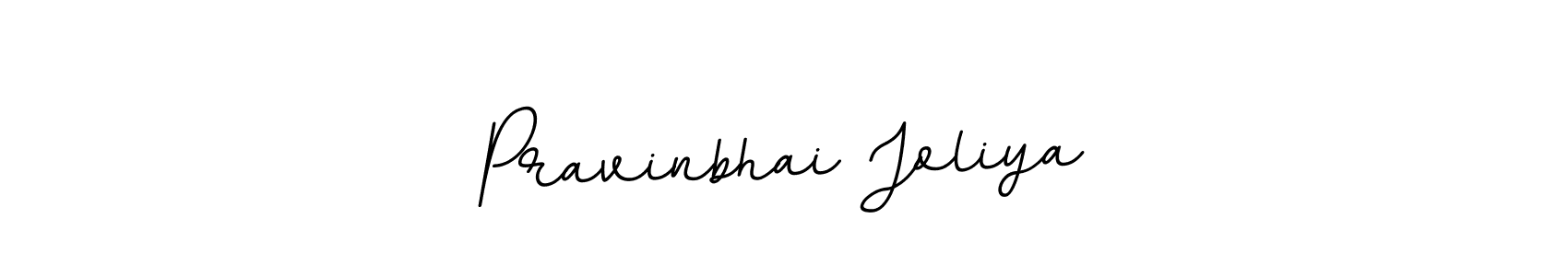 Pravinbhai Joliya stylish signature style. Best Handwritten Sign (BallpointsItalic-DORy9) for my name. Handwritten Signature Collection Ideas for my name Pravinbhai Joliya. Pravinbhai Joliya signature style 11 images and pictures png