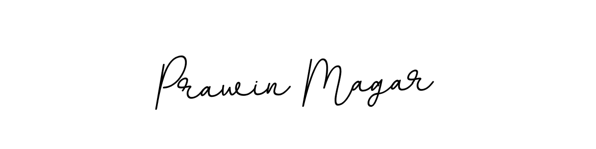 Use a signature maker to create a handwritten signature online. With this signature software, you can design (BallpointsItalic-DORy9) your own signature for name Prawin Magar. Prawin Magar signature style 11 images and pictures png