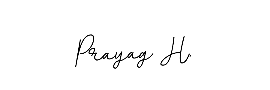 It looks lik you need a new signature style for name Prayag H.. Design unique handwritten (BallpointsItalic-DORy9) signature with our free signature maker in just a few clicks. Prayag H. signature style 11 images and pictures png