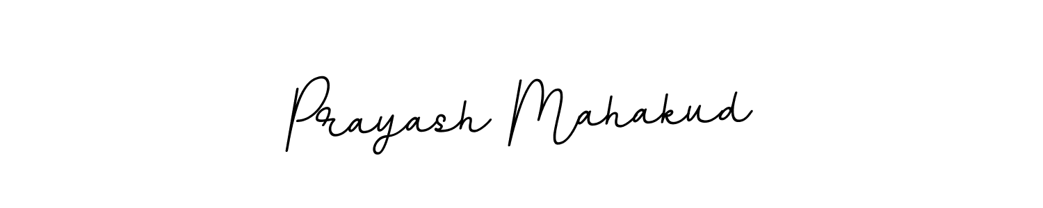 How to make Prayash Mahakud name signature. Use BallpointsItalic-DORy9 style for creating short signs online. This is the latest handwritten sign. Prayash Mahakud signature style 11 images and pictures png