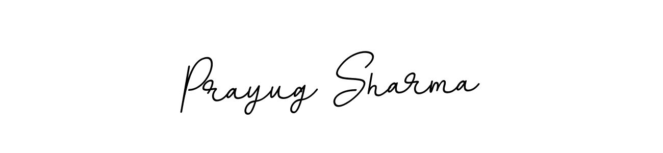 Make a beautiful signature design for name Prayug Sharma. Use this online signature maker to create a handwritten signature for free. Prayug Sharma signature style 11 images and pictures png