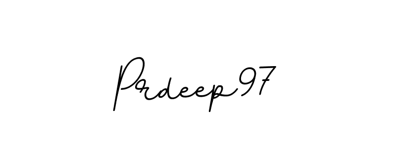 Use a signature maker to create a handwritten signature online. With this signature software, you can design (BallpointsItalic-DORy9) your own signature for name Prdeep97. Prdeep97 signature style 11 images and pictures png