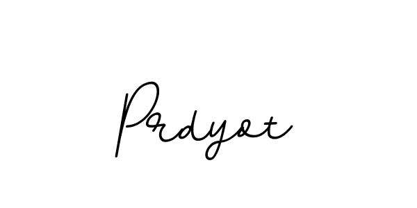 Make a beautiful signature design for name Prdyot. With this signature (BallpointsItalic-DORy9) style, you can create a handwritten signature for free. Prdyot signature style 11 images and pictures png