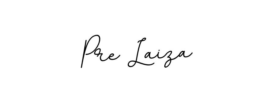 You should practise on your own different ways (BallpointsItalic-DORy9) to write your name (Pre Laiza) in signature. don't let someone else do it for you. Pre Laiza signature style 11 images and pictures png