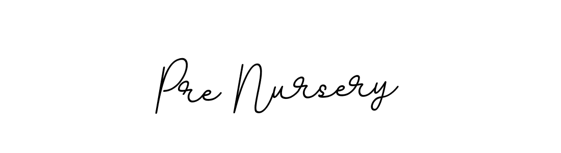 Make a beautiful signature design for name Pre Nursery. With this signature (BallpointsItalic-DORy9) style, you can create a handwritten signature for free. Pre Nursery signature style 11 images and pictures png