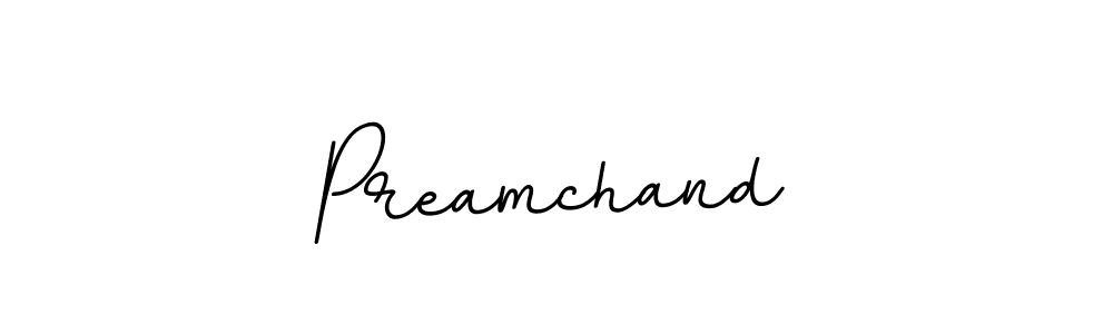 The best way (BallpointsItalic-DORy9) to make a short signature is to pick only two or three words in your name. The name Preamchand include a total of six letters. For converting this name. Preamchand signature style 11 images and pictures png