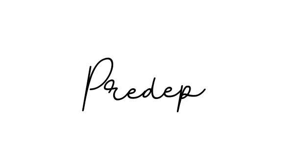 Create a beautiful signature design for name Predep. With this signature (BallpointsItalic-DORy9) fonts, you can make a handwritten signature for free. Predep signature style 11 images and pictures png