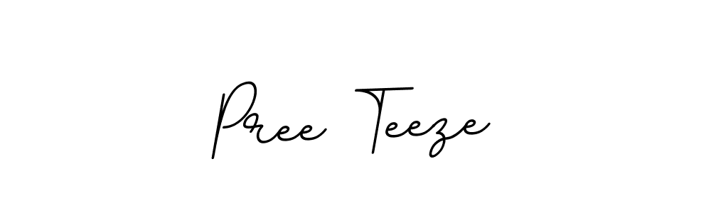 Create a beautiful signature design for name Pree Teeze. With this signature (BallpointsItalic-DORy9) fonts, you can make a handwritten signature for free. Pree Teeze signature style 11 images and pictures png