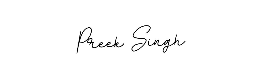 Preek Singh stylish signature style. Best Handwritten Sign (BallpointsItalic-DORy9) for my name. Handwritten Signature Collection Ideas for my name Preek Singh. Preek Singh signature style 11 images and pictures png