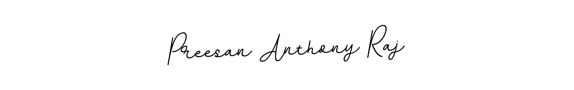 Make a short Preesan Anthony Raj signature style. Manage your documents anywhere anytime using BallpointsItalic-DORy9. Create and add eSignatures, submit forms, share and send files easily. Preesan Anthony Raj signature style 11 images and pictures png