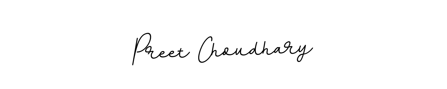 Preet Choudhary stylish signature style. Best Handwritten Sign (BallpointsItalic-DORy9) for my name. Handwritten Signature Collection Ideas for my name Preet Choudhary. Preet Choudhary signature style 11 images and pictures png