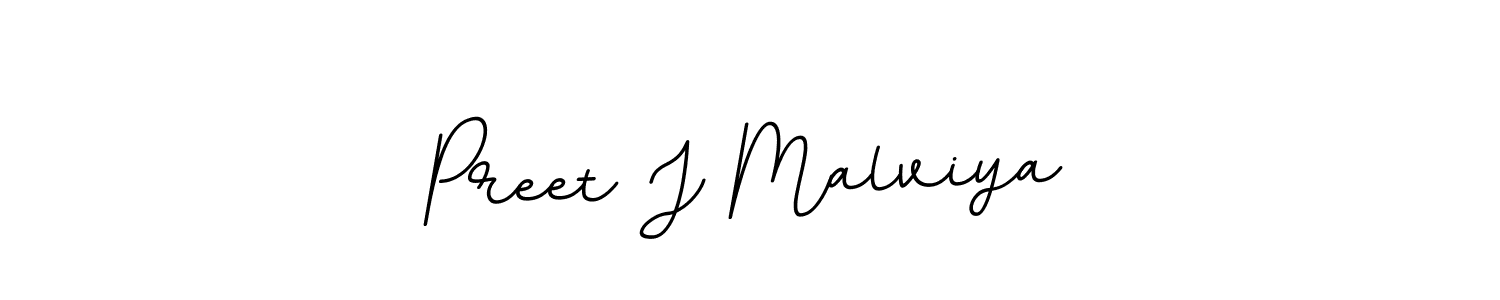 Make a short Preet J Malviya signature style. Manage your documents anywhere anytime using BallpointsItalic-DORy9. Create and add eSignatures, submit forms, share and send files easily. Preet J Malviya signature style 11 images and pictures png