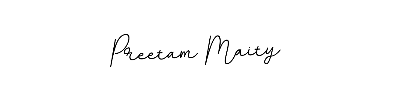 How to make Preetam Maity signature? BallpointsItalic-DORy9 is a professional autograph style. Create handwritten signature for Preetam Maity name. Preetam Maity signature style 11 images and pictures png