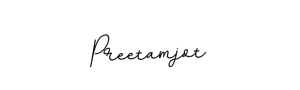 Create a beautiful signature design for name Preetamjot. With this signature (BallpointsItalic-DORy9) fonts, you can make a handwritten signature for free. Preetamjot signature style 11 images and pictures png