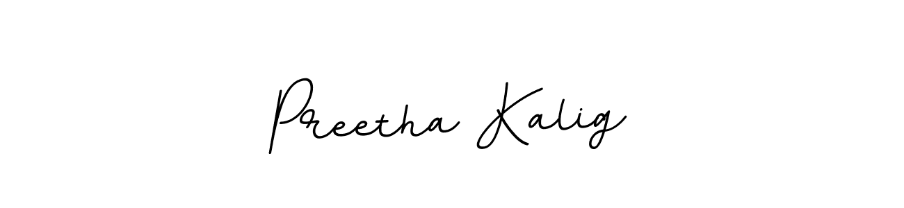 Make a beautiful signature design for name Preetha Kalig. With this signature (BallpointsItalic-DORy9) style, you can create a handwritten signature for free. Preetha Kalig signature style 11 images and pictures png