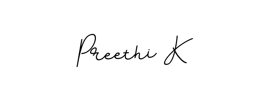 Make a beautiful signature design for name Preethi K. Use this online signature maker to create a handwritten signature for free. Preethi K signature style 11 images and pictures png