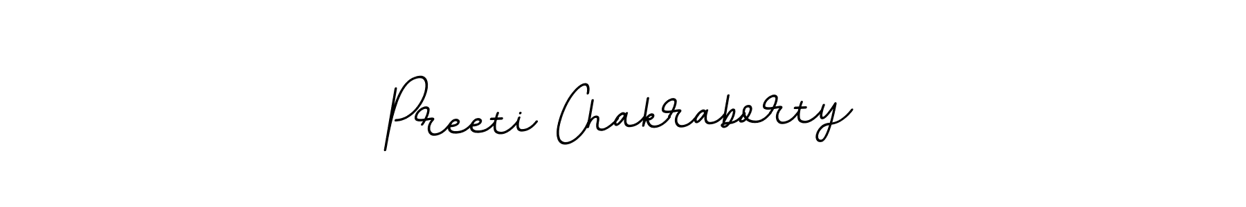 How to make Preeti Chakraborty name signature. Use BallpointsItalic-DORy9 style for creating short signs online. This is the latest handwritten sign. Preeti Chakraborty signature style 11 images and pictures png