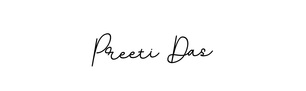 You should practise on your own different ways (BallpointsItalic-DORy9) to write your name (Preeti Das) in signature. don't let someone else do it for you. Preeti Das signature style 11 images and pictures png