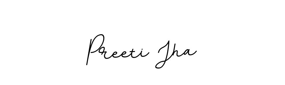 How to make Preeti Jha signature? BallpointsItalic-DORy9 is a professional autograph style. Create handwritten signature for Preeti Jha name. Preeti Jha signature style 11 images and pictures png