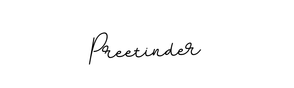 Also we have Preetinder name is the best signature style. Create professional handwritten signature collection using BallpointsItalic-DORy9 autograph style. Preetinder signature style 11 images and pictures png