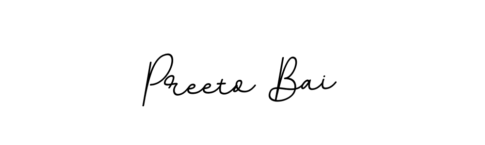 Similarly BallpointsItalic-DORy9 is the best handwritten signature design. Signature creator online .You can use it as an online autograph creator for name Preeto Bai. Preeto Bai signature style 11 images and pictures png