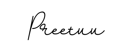 Discover how Preetuu looks in an executive cursive font (BallpointsItalic-DORy9). Perfect for legal documents, invoices, and certificates. Preetuu signature style 11 images and pictures png