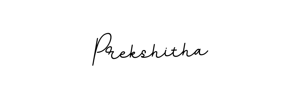Make a beautiful signature design for name Prekshitha. With this signature (BallpointsItalic-DORy9) style, you can create a handwritten signature for free. Prekshitha signature style 11 images and pictures png