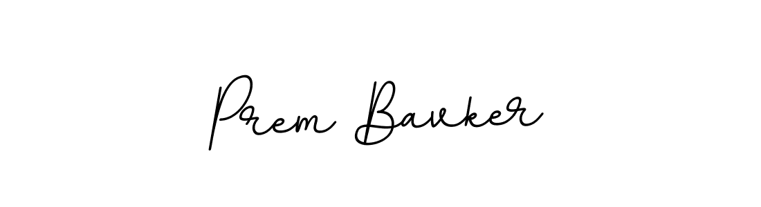 Make a beautiful signature design for name Prem Bavker. With this signature (BallpointsItalic-DORy9) style, you can create a handwritten signature for free. Prem Bavker signature style 11 images and pictures png