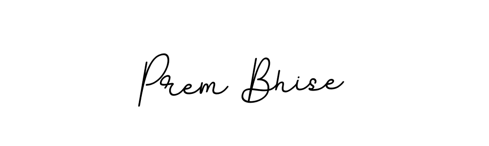 Design your own signature with our free online signature maker. With this signature software, you can create a handwritten (BallpointsItalic-DORy9) signature for name Prem Bhise. Prem Bhise signature style 11 images and pictures png