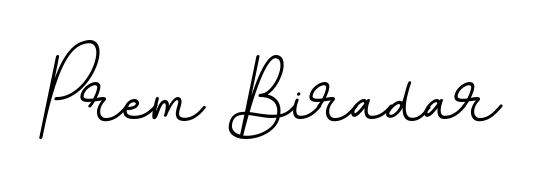 Quickly download Prem Biradar name signature in high-resolution PNG using BallpointsItalic-DORy9 style. Ready to insert into PDFs and online applications. Prem Biradar signature style 11 images and pictures png