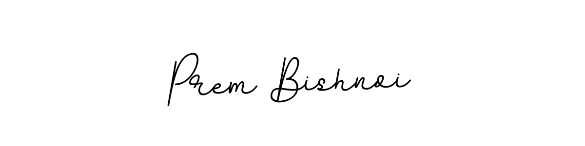 Use a signature maker to create a handwritten signature online. With this signature software, you can design (BallpointsItalic-DORy9) your own signature for name Prem Bishnoi. Prem Bishnoi signature style 11 images and pictures png