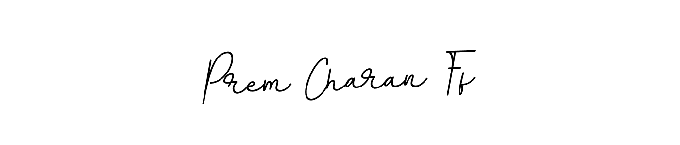 The best way (BallpointsItalic-DORy9) to make a short signature is to pick only two or three words in your name. The name Prem Charan Ff include a total of six letters. For converting this name. Prem Charan Ff signature style 11 images and pictures png