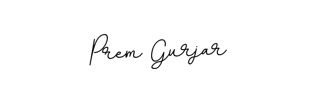 It looks lik you need a new signature style for name Prem Gurjar. Design unique handwritten (BallpointsItalic-DORy9) signature with our free signature maker in just a few clicks. Prem Gurjar signature style 11 images and pictures png
