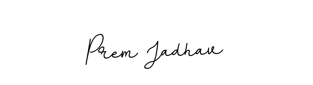 This is the best signature style for the Prem Jadhav name. Also you like these signature font (BallpointsItalic-DORy9). Mix name signature. Prem Jadhav signature style 11 images and pictures png