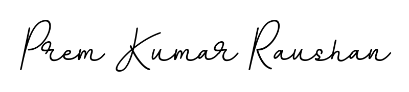 The BallpointsItalic-DORy9 handwriting style adds charm and authenticity to name Prem Kumar Raushan. A wonderful choice for personal thank-you notes. Prem Kumar Raushan signature style 11 images and pictures png