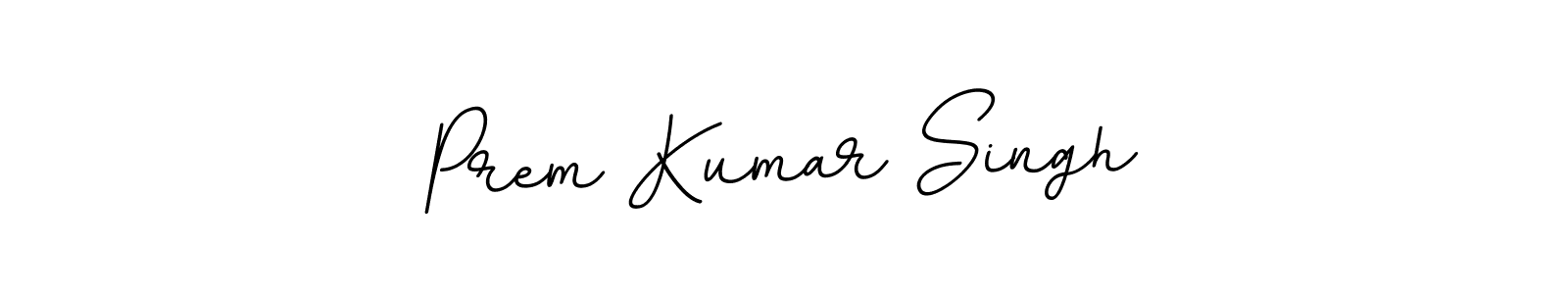 How to make Prem Kumar Singh name signature. Use BallpointsItalic-DORy9 style for creating short signs online. This is the latest handwritten sign. Prem Kumar Singh signature style 11 images and pictures png