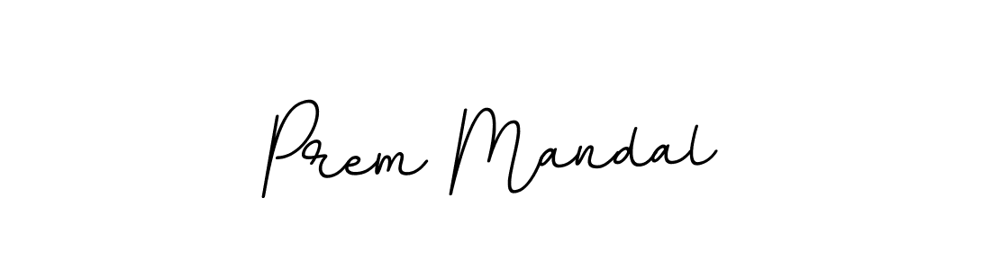 Make a beautiful signature design for name Prem Mandal. With this signature (BallpointsItalic-DORy9) style, you can create a handwritten signature for free. Prem Mandal signature style 11 images and pictures png